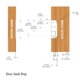 Truth Sentry Hinged Door Adjustable Set Hinge, Lho / Rhi, 4 X 4 Inches - 9748022
