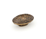 Schaub Cantata - Oval Knob - 5/8" cc Scrolled designs with Petals on base