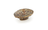 Schaub Cantata - Oval Knob - 5/8" cc Scrolled designs with Petals on base