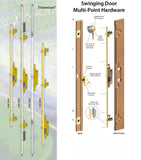 3000 Trilennium Multipoint Lock 6-8 Door Left Hand