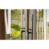Emtek EMP4819 Lausanne Single Cylinder Entrance Handleset - Brass Tubular - EMPowered Upgrade