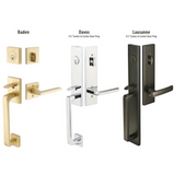 Emtek 4810 Baden Dummy Entrance Handleset - Brass Tubular