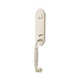 Emtek 4311 Orleans Single Cylinder Entrance Handleset - Brass Tubular