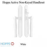 HOPPE HLS 9000 Sliding Door Handle Set Active Non-Keyed Outside White