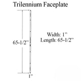 TRILENNIUM FACEPLATE FOR 8-0 LOCK