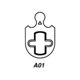 CR1000-118-A01-6-D1-626 Corbin Conventional Mortise Cylinder for Mortise Lock and DL3000 Deadlocks with Cloverleaf Cam in Satin Chrome