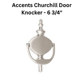 Brass Accents Churchill Door Knocker - 6 3/4