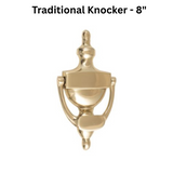Brass Accents Traditional Knocker - 8"