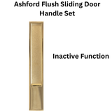 FFI Ashford Flush Sliding Door Handle Set - Inactive Function - 2¼" Door Thickness