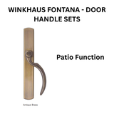 FFI FONTANA DOOR HANDLE SETS FOR WINKHAUS SLIDER LOCK - Patio Function