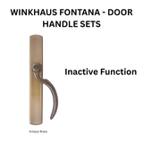 FFI FONTANA DOOR HANDLE SETS FOR WINKHAUS SLIDER LOCK - Inactive Function