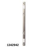 FFI Winkhaus U-Strike plate with 9mm return - For PVC or aluminum doors, Stainless Steel