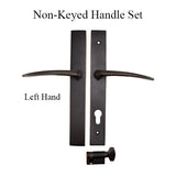 ACTIVE NON-KEYED W/ THUMBTURN, 1-1/2 X 11 MODERN PLATE, POSEIDON LEVER, LEFT HAND, ORB