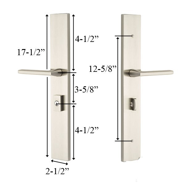 LARGE MULTI POINT ENTRY HANDLE SET - MODERN AMERICAN KEY BELOW – Golden ...