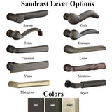 MULTIPOINT TRIM, 3" X 17.5" AMERICAN KEY BELOW - SANDCAST BRONZE