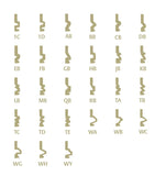 Medeco B Small Format Interchangeable Core (SFIC), KeyMark/Pinned