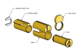 Medeco B Small Format Interchangeable Core (SFIC), KeyMark/Pinned