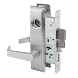 Accentra (formerly Yale) AUCN 8847FL Apartment Corridor/Entry Mortise Lock with Augusta Lever, CN Escutcheon