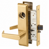 Accentra AUCN 8830-2FL Asylum or Institutional Mortise Lock with Augusta Lever, CN Escutcheon