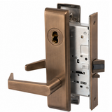 Accentra AUCN 8830-2FL Asylum or Institutional Mortise Lock with Augusta Lever, CN Escutcheon