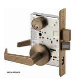 Accentra (formerly Yale)  AUR 8867FL Dormitory or Exit Mortise Lock with Augusta Lever, Standard Rose