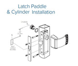 Adams Rite 4900 Heavy Duty Deadlatch, Standard Faceplate