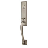 Emtek EMP4414 Adams Single Cylinder Entrance Handleset - Brass Tubular - EMPowered Upgrade