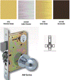 Arrow AM01 Passage Mortise Knob Lock