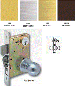 Arrow AM19 Dormitory/Exit Motrise Knob Lock