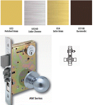 Arrow AM20 Entrance/Dormitory Motrise Knob Lock