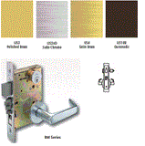Arrow BM19 Dormitory/Exit Mortise Lever Lock