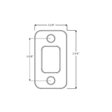Endura Astragal Deadbolt Plate
