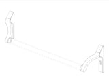 BKS Push bar PC 72 Matt Stainless Steel  ,B-74000-10-0-8G