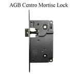 AGB Centro Mortise Lock, 50mm Backset, 18mm Radius Faceplate, Bathroom Function