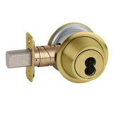 Schlage B560J Single Cylinder Deadbolt, Less Full Size Interchangeable Core