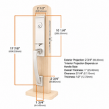 Emtek Artemis Mortise Entrance Handleset