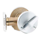 Schlage Commercial B581 Door Bolt with Trim, Inside Turn x Blank Plate