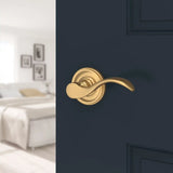 Baldwin Reserve Curve Privacy Leverset with Traditional Rose