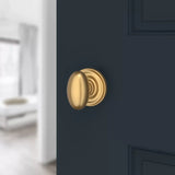 Baldwin Reserve Ellipse Full Dummy Knob Set with Traditional Rose