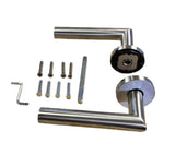 BELCANTO Handle Set, 1 - 3/4'' OR 2 - 1/4'' doors, Stainless Steel