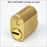 MUL-T-LOCK MTL600 ASSA Type External Oval Cylinder