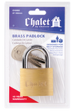 Chateau C-1050-CD-KD 50mm Solid Brass Padlock, Keyed Different (KD), Carded