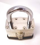 Chateau C-350-COMB 50mm Heavy-Duty 4-Wheel Resettable Steel Combination Padlock, Carded