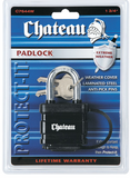 Chateau C-7644W-CD-KD 44mm Weather-Resistant Laminated Steel Padlock, Keyed Different (KD), Carded