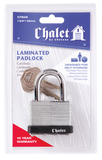 Chateau C-7645-CD-KD 45mm Laminated Steel Padlock, Keyed Different (KD), Carded