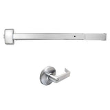 Cal-Royal Panic Rim Exit Device with Passage Lever Trim - A2200 x PAS30L