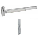 Cal-Royal Panic Rim Exit Device with Night Latch Pull Trim - A7700 x 7700NL
