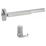 Cal-Royal Panic Rim Exit Device with Mechanical Push Button Lever Trim - A7700 x CRCODE204