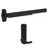 Cal-Royal A7700 x ESC7730 Panic Rim Exit Device with Escutcheon Passage Lever Trim