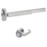 Cal-Royal Panic Rim Exit Device with Passage Lever Trim - A7700 x PAS30L